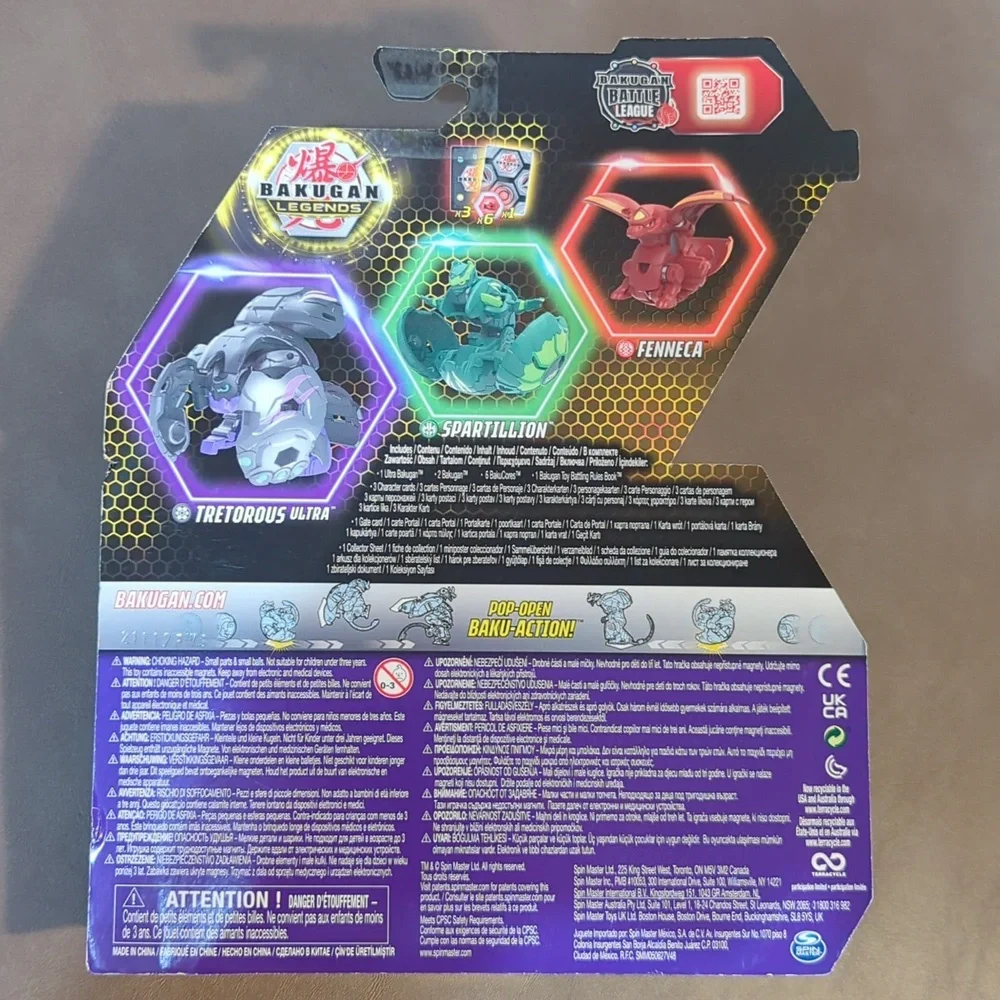 Bakugan legends Tretorous ultra Spartillion Fenneca start pack battle league new